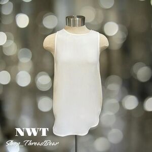 Wow [POLO · Ralph Lauren] NWT Cream Lace Tank | Sheer Ivory Satin Top | XS · 2